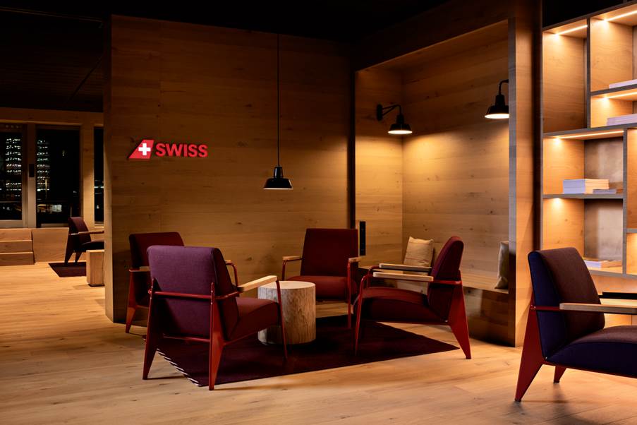 チューリッヒ空港 SWISS Alpine Lounge A ©SWISS