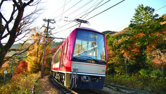 紅葉の箱根登山電車と岡田美術館 2日間