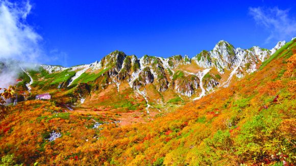 紅葉の千畳敷カールと阿智村の星空 3日間