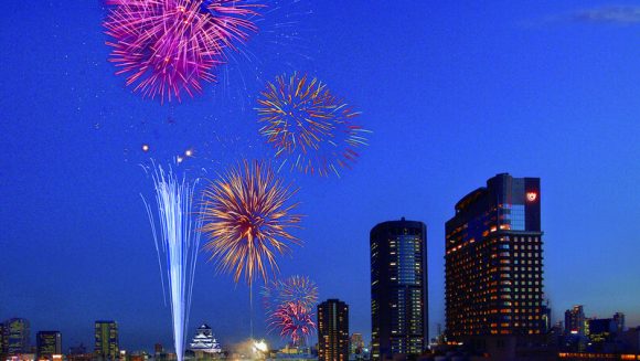 納涼 天神祭花火と京都「渓涼床」２日間