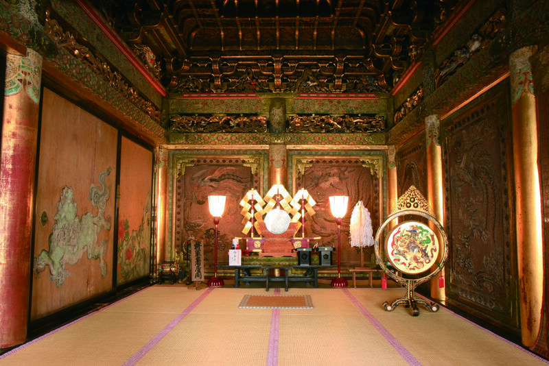 日光東照宮「将軍着座の間」