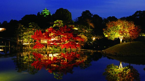 幻想美の岡山後楽園と瀬戸内２つの美術館 ３日間